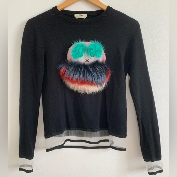 Fendi black cardigan size S - Picture 1 of 6